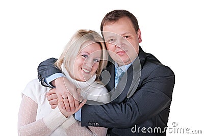 Happy family couple Stock Photo