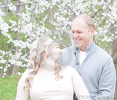 Happy family couple Stock Photo