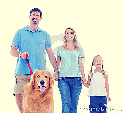 Happy Family Expressing Positivity Parent Pregnant Concept Stock Photo