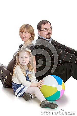 Happy family Stock Photo