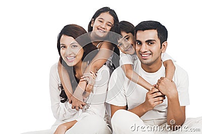 Happy family Stock Photo