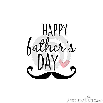 Happy father Day Vector Illustration