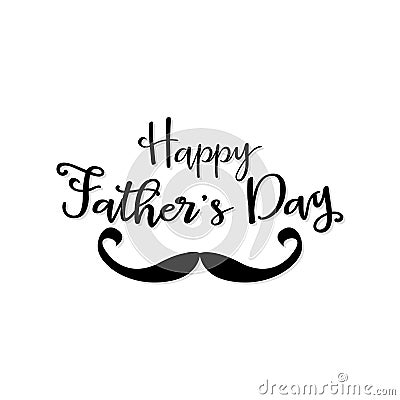 Happy father Day Vector Illustration