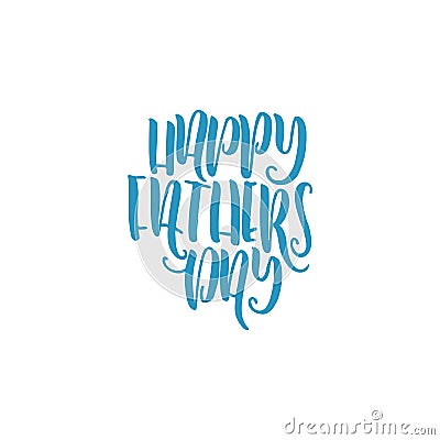 Happy father day lettering Vector Illustration