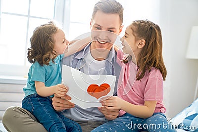 Happy father`s day Stock Photo