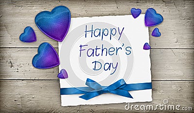 Happy Father's Day greeting card Stock Photo