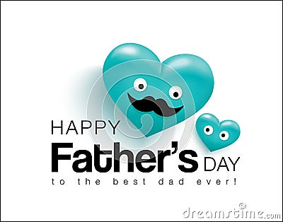 Happy Father`s Day Vector Illustration