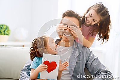 Happy father`s day Stock Photo