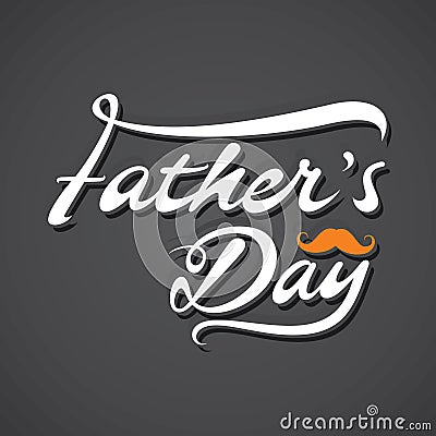 Happy fathers day Vector Illustration