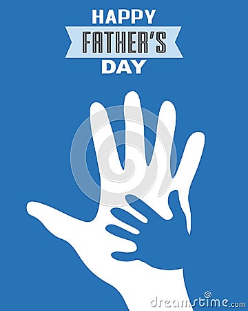 Happy fathers day Vector Illustration