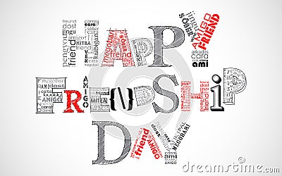 Happy Friendship Day Greetings Vector Illustration