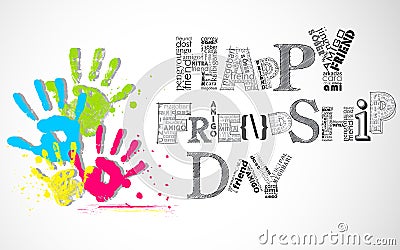 Happy Friendship Day Vector Illustration