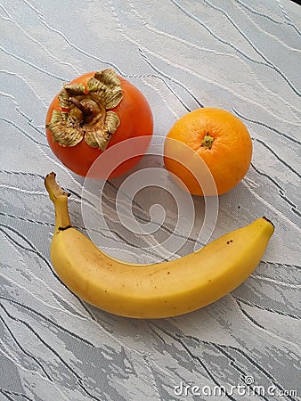 Happy fruit smile Stock Photo