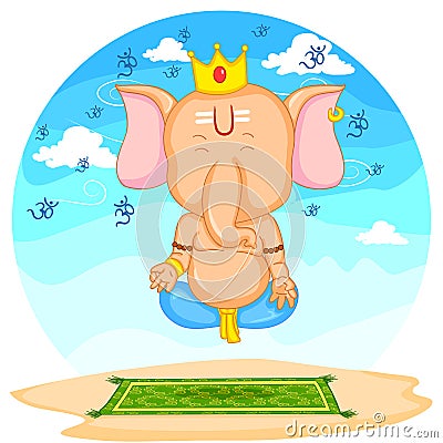 Happy Ganesh Chaturthi Vector Illustration