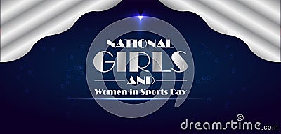 NATIONAL GIRLS AND Women's Sports Day wallpapers and backgrounds you can download Stock Photo
