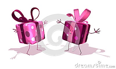 Happy gifts Stock Photo