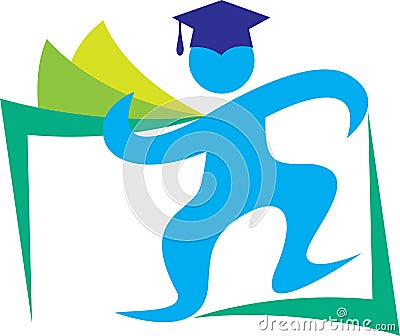 Happy graduate Vector Illustration