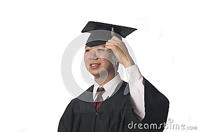 Happy graduate Stock Photo