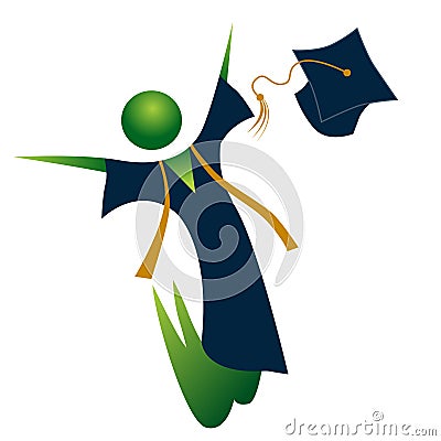 Happy Graduate Vector Illustration