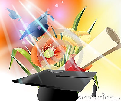 Happy Graduation Stock Photo