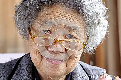 Happy grandmother Stock Photo