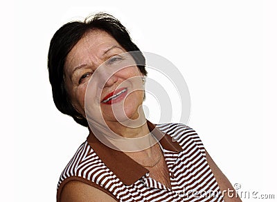 Happy grandmother Stock Photo