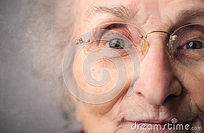 Happy grandmother Stock Photo