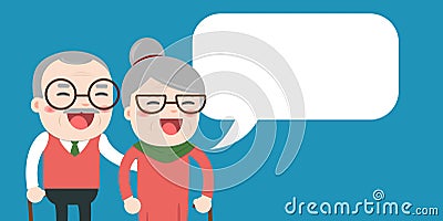 Happy grandparents day Vector Illustration