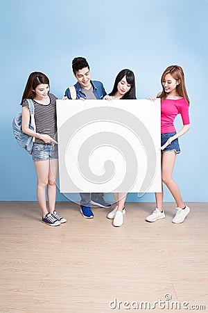 Happy group student Stock Photo