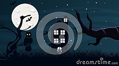 Haunted House at Scary Moon Night 4K Stock Video - Video of animation, dead: 78229219 Haunted House at Scary Moon Night 4K Stock Video - Video of animation, dead: 78229219