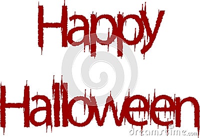 Happy Halloween sign Stock Photo
