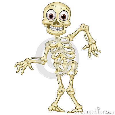 Happy Halloween skeleton Vector Illustration