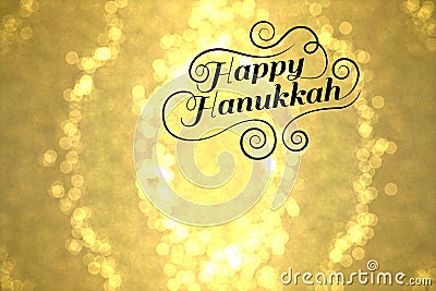 Happy Hanukkah Stock Photo
