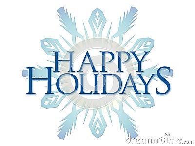 Happy Holidays Stock Photo