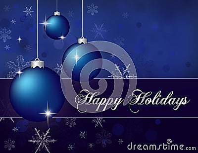 Happy Holidays Stock Photo