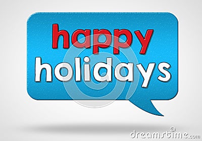 Happy Holidays Stock Photo