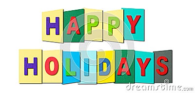 Happy Holidays Stock Photo