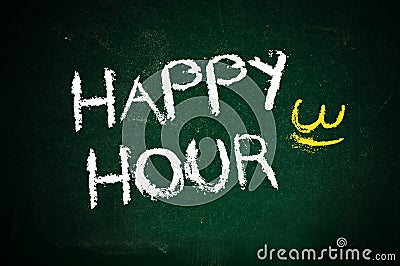 Happy hour Stock Photo