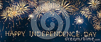 Happy Independence Day Stock Photo