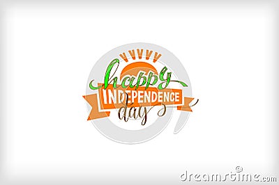 Happy independence day of india Vector Illustration