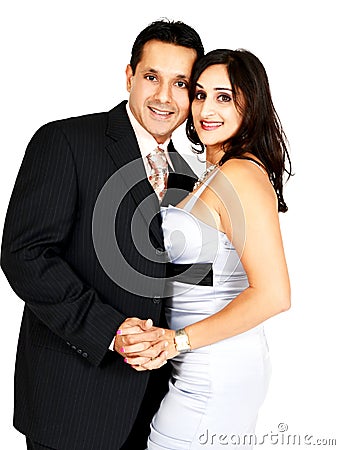 Happy Indian Couple Stock Photo