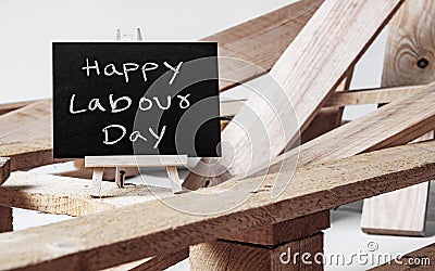 Happy International Workers` day and Happy Labor day concept. Sm Stock Photo