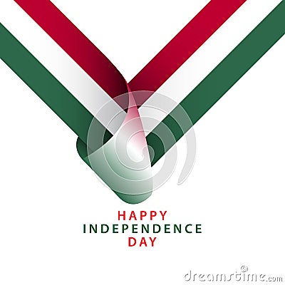 Happy Italy Independence Day Vector Template Design Illustrator Vector Illustration