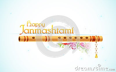 Happy Janmasthami Vector Illustration