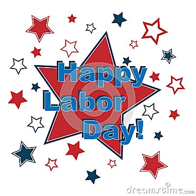 Happy labor day Vector Illustration