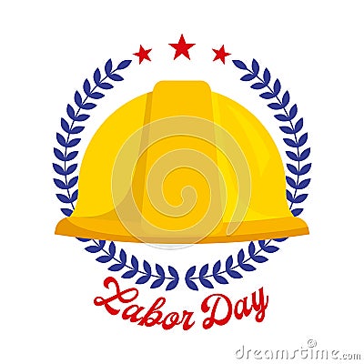 Happy labor day card Vector Illustration