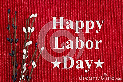 Happy Labor Day greeting Stock Photo