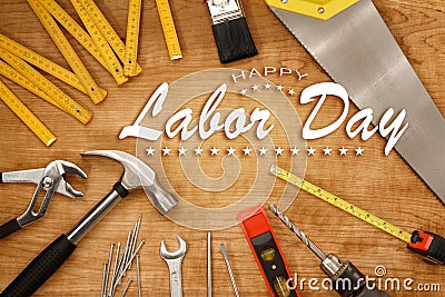 Happy Labor Day Stock Photo