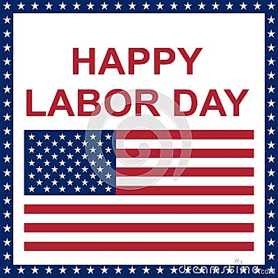 Happy Labor Day. Vector Illustration