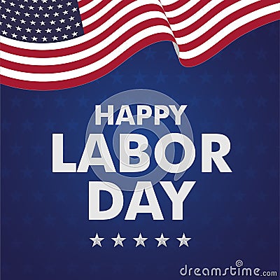 Happy Labor day vector illustration Vector Illustration